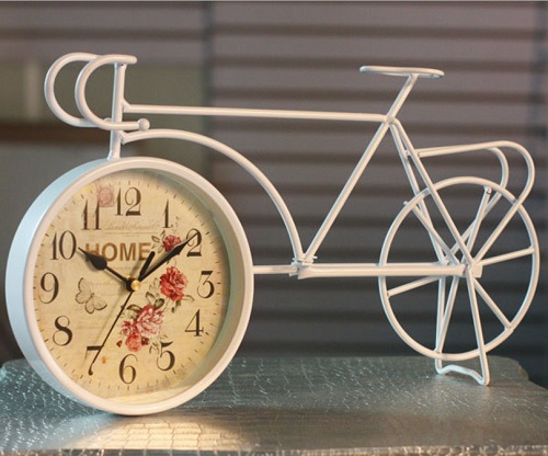 Đồng hồ để bàn trang trí hình xe đạp